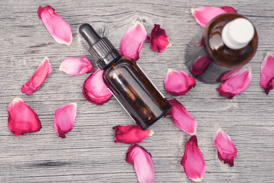 rose essential oil for PMS